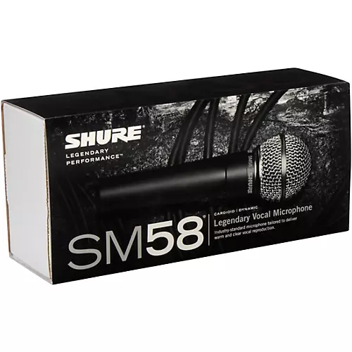 Shure SM58 Microphone With 25' Mic Cable - musicians--Friend