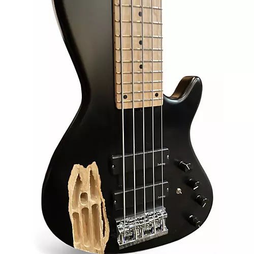 Used 2022 Sadowsky Guitars METROLINE SINGLECUT Satin Black Electric Bass Guitar Satin Black - musicians--Friend