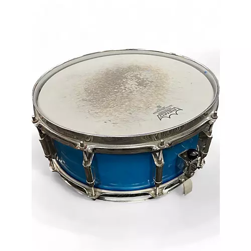 Used Remo 5.5X14 ACOUSTICON SNARE Blue Drum Blue 10 - musicians--Friend