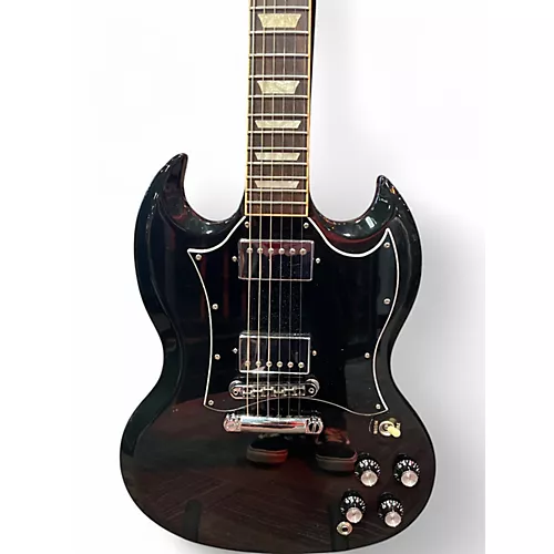 Used Gibson SG Standard Ebony Solid Body Electric Guitar Ebony - musicians--Friend