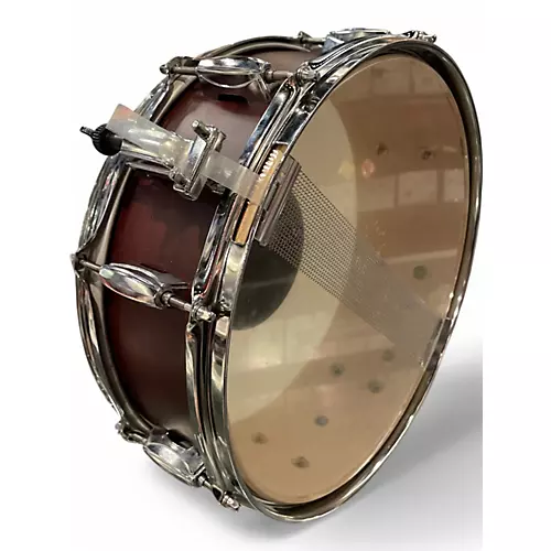 Used TAMA 5.5X14 Imperialstar Snare Burgundy Drum Burgundy 10 - musicians--Friend