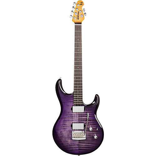 Ernie Ball Music Man Luke 4 HT Maple Top HH Electric Guitar After Burn - musicians--Friend