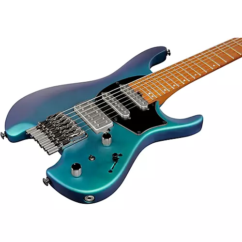 Ibanez Q547 7-String Electric Guitar Blue Chameleon Metallic Matte - musicians--Friend