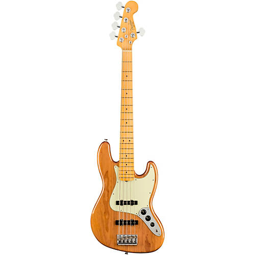 Fender American Professional II Jazz Bass V Roasted Pine Natural - musicians--Friend