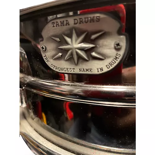 Used TAMA 4X12 Superstar Snare Black Chrome Drum Black Chrome 1 - musicians--Friend
