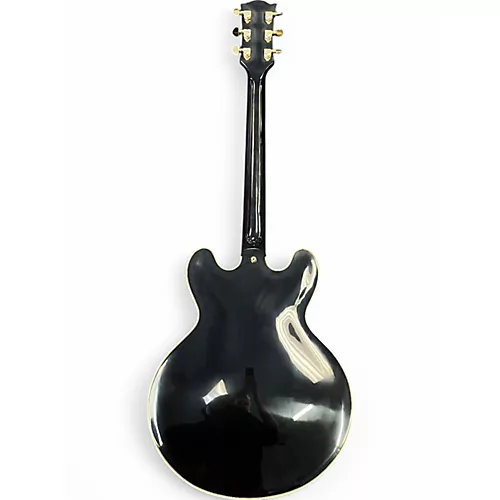 Used Gibson Custom 1959 ES-355 Reissue Stopbar VOS Semi-Hollow Ebony Solid Body Electric Guitar Ebony - musicians--Friend