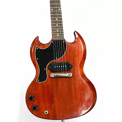 Used Gibson SG Junior Cherry Solid Body Electric Guitar Cherry - musicians--Friend