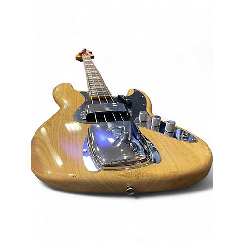 Used Fender CUSTOM JAZZ BASS LIMITED Natural Electric Bass Guitar Natural - musicians--Friend