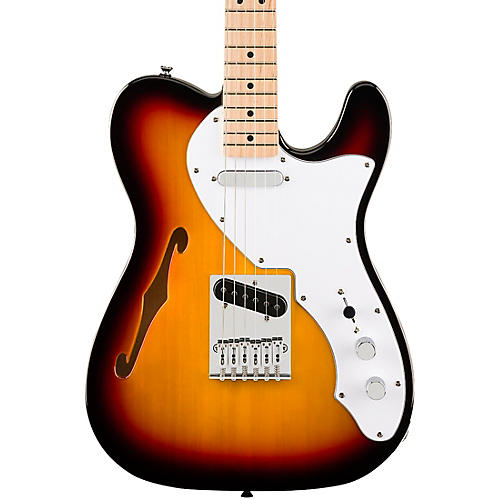 Squier Affinity Series Telecaster Thinline Maple Fingerboard Electric Guitar 3-Color Sunburst - musicians--Friend