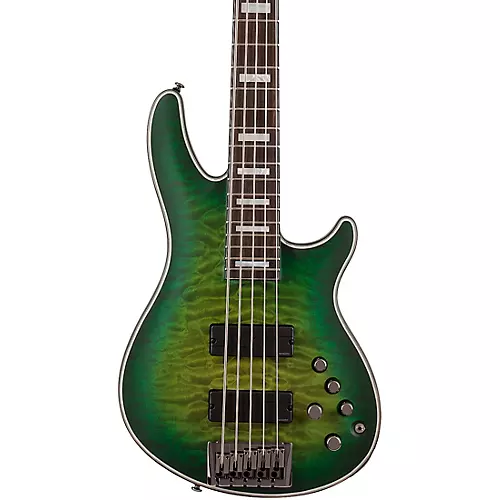 Schecter Guitar Research Daniel Firth Hellraiser Extreme-5 Electric Bass Cthulhu Burst Satin - musicians--Friend