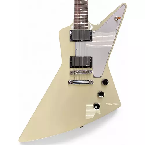 Used Gibson 70s explorer classic white Solid Body Electric Guitar classic white - musicians--Friend