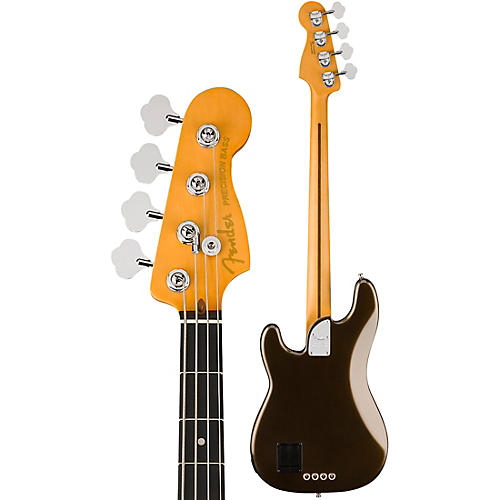 Fender American Ultra II Precision Bass Ebony Fingerboard Noble Blue - musicians--Friend