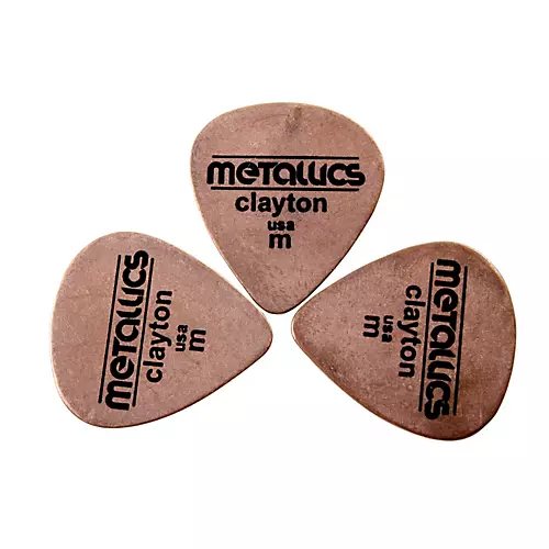 Clayton Metallics Standard Pick 3-Pack Stainless Steel - musicians--Friend