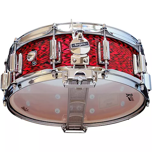 Rogers Dyna-Sonic Snare Drum with Beavertail Lugs 14 x 5 in. Red Onyx - musicians--Friend