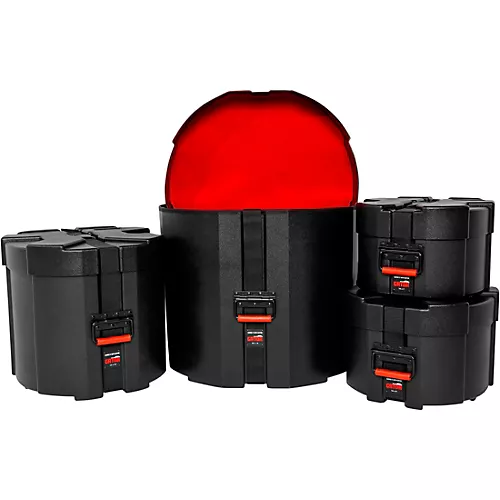 Gator Grooves Jazz Fusion Drum Case Pack Black - musicians--Friend