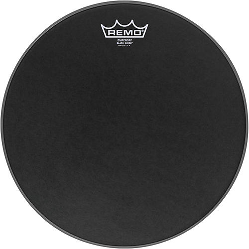 Remo Black Suede Emperor Batter Drum Head 14 in. - musicians--Friend