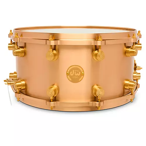 DW MFG True Cast Bronze Snare Drum 14 x 7 in. - musicians--Friend