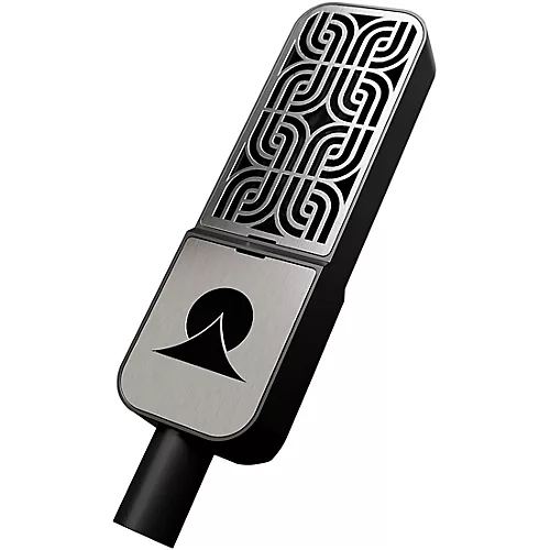 Ohma World Motif Ribbon Microphone White & Stainless Steel - musicians--Friend