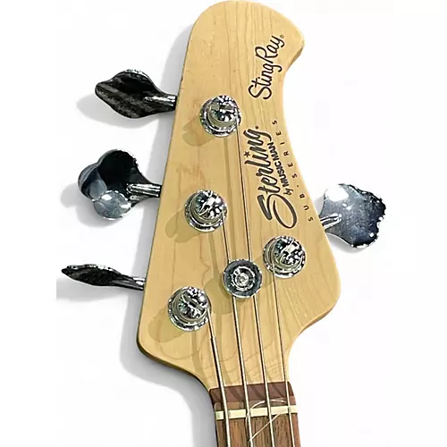 Used Sterling by Music Man Sub 4 Burgundy Electric Bass Guitar Burgundy - musicians--Friend