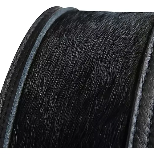 RICHTER Luxury Special Guitar Strap Black Horse 2.75 in. - musicians--Friend