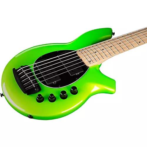 Ernie Ball Music Man Bongo 6 HH 6-String Bass Guitar Blood Orange - musicians--Friend