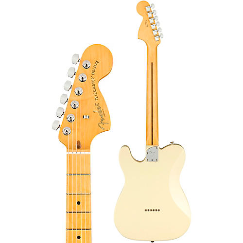 Fender American Professional II Telecaster Deluxe Maple Fingerboard Electric Guitar Mystic Surf Green - musicians--Friend