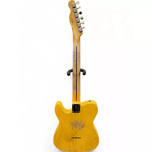 Used 2023 Fender 1952 Telecaster Heavy Relic CME Exclusive HS Custom Shop Butterscotch Blonde Solid Body Electric Guitar Butterscotch Blonde - musicians--Friend