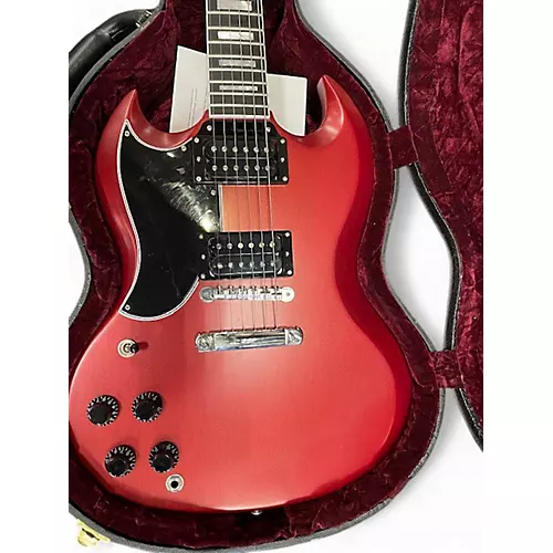 Used Gibson mod collection 1963 Les Paul  SG Custom crimson metallic Solid Body Electric Guitar crimson metallic - musicians--Friend