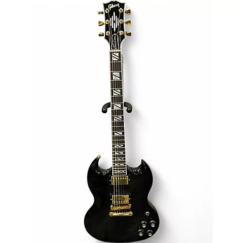 Used Gibson SG Supreme Ebony Solid Body Electric Guitar Ebony - musicians--Friend