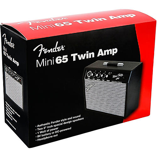 Fender Mini '65 Twin 1W 2x3 Guitar Combo Amp Blonde - musicians--Friend