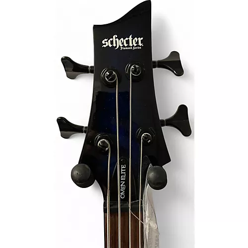 Used Schecter Guitar Research OMEN ELITE 4 Electric Bass Guitar - musicians--Friend