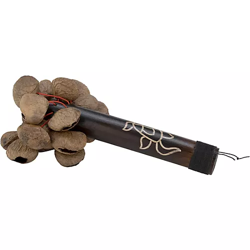 Pearl Pangi Nut Shaker with Bamboo Handle - musicians--Friend