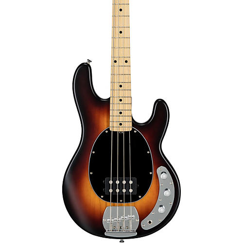 Sterling by Music Man S.U.B. StingRay RAY4 Maple Fingerboard Electric Bass Guitar Chopper Blue White Pickguard - musicians--Friend
