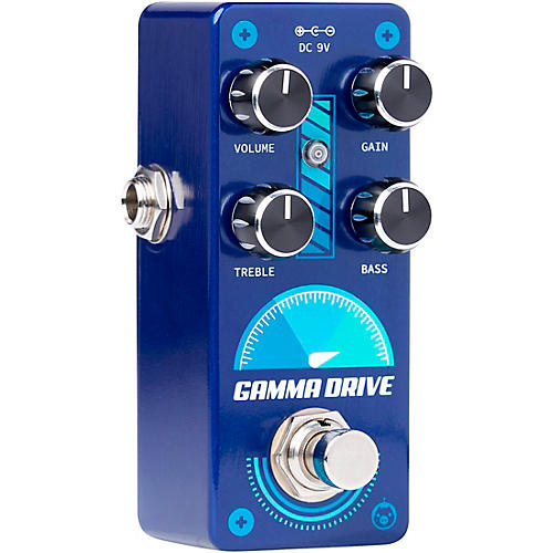 Pigtronix Gamma Drive Overdrive Effects Pedal Blue - musicians--Friend