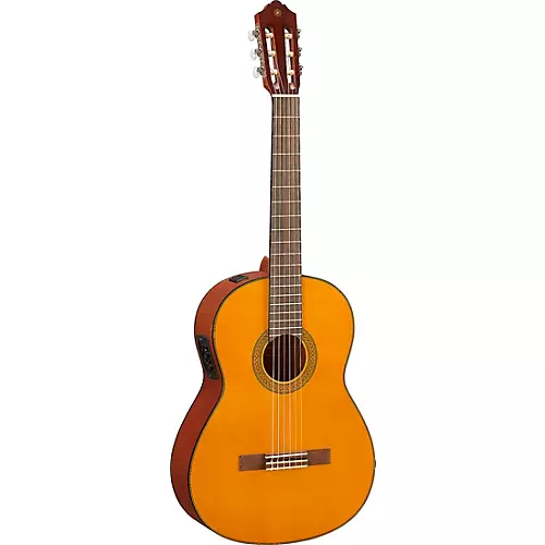 Yamaha CGX122MS Spruce-Nato Classical Acoustic-Electric Guitar Natural - musicians--Friend