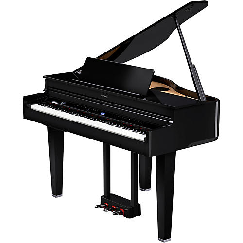 Roland GP-6 Digital Grand Piano With Bench Polished Ebony - musicians--Friend