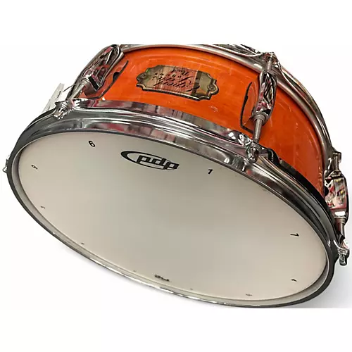 Used Pearl 14in export series snare in honey amber 14x5.5 honey amber Drum honey amber 33 - musicians--Friend