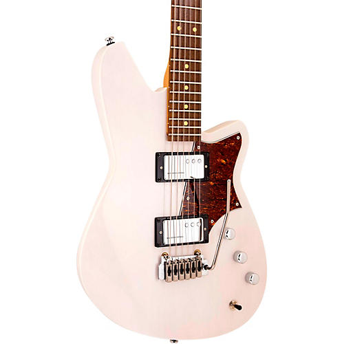 Reverend Descent W Rosewood Fingerboard Electric Guitar Transparent White - musicians--Friend