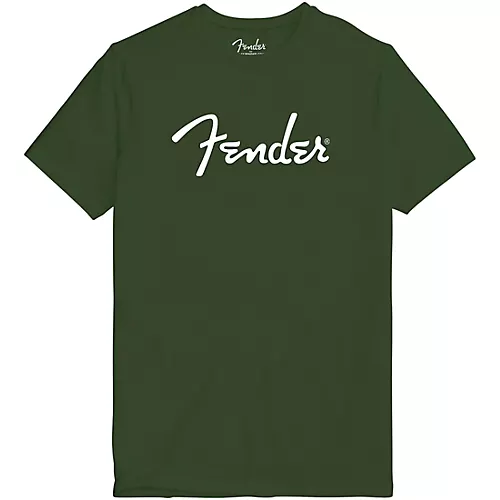 Fender Logo T-Shirt Small Blue - musicians--Friend