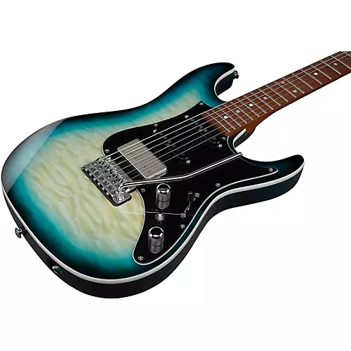 Ibanez AZ24P1QM Premium Electric Guitar Deep Ocean Blonde - musicians--Friend