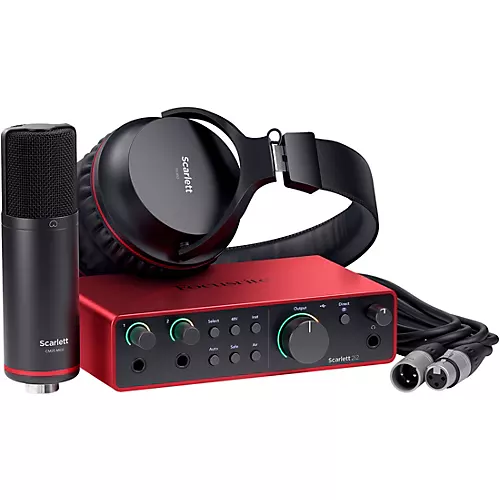 Focusrite Scarlett Studio Pack Gen 4 With AVID Pro Tools Artist Perpetual License Solo Studio Pack - musicians--Friend