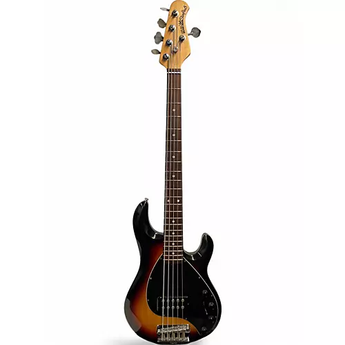 Used Ernie Ball Music Man Stingray 5 String Tobacco Sunburst Electric Bass Guitar Tobacco Sunburst - musicians--Friend