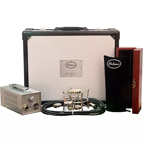 Peluso Microphone Lab P-12 Large Diaphragm Condenser Tube Microphone Kit Nickel - musicians--Friend