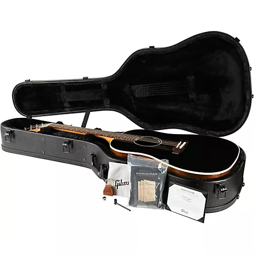 Gibson J-45 Standard Rosewood Limited-Edition Acoustic-Electric Guitar Blacktop - musicians--Friend