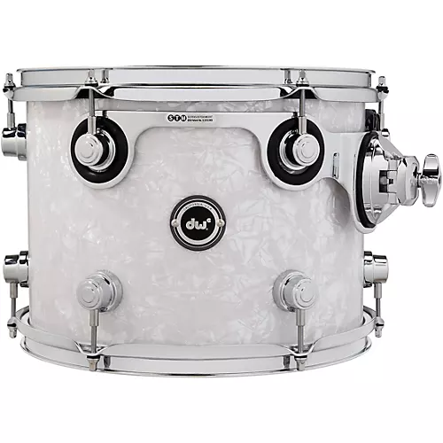 DW DWe Wireless Acoustic/Electronic Convertible Tom with STM 10 x 8 in. Finish Ply White Marine Pearl - musicians--Friend