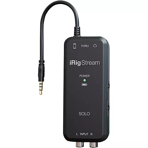 IK Multimedia iRig Stream Solo Audio Interfaces for iOS Mac and Select Android Devices - musicians--Friend