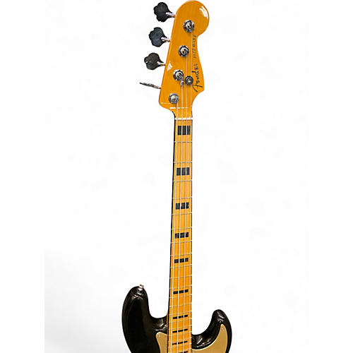 Used 2022 Fender American Ultra Jazz Bass Texas Tea Electric Bass Guitar Texas Tea - musicians--Friend