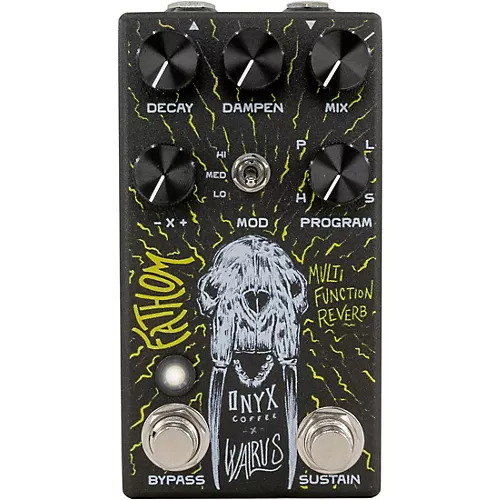 Walrus Audio Fathom Multi-Function Reverb Effects Pedal Onyx Edition Black - musicians--Friend