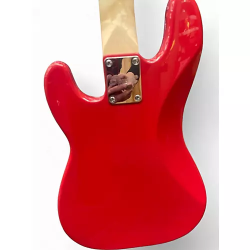 Used Squier MINI P BASS Dakota Red Electric Bass Guitar Dakota Red - musicians--Friend