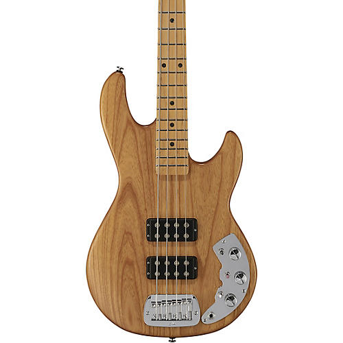 G&L CLF Research L-2000 Maple Fingerboard Electric Bass Jet Black - musicians--Friend